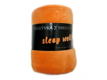 deka mikrovlákno sleepwell oranžová