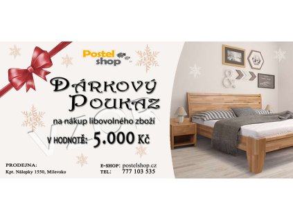 5000 dárkový poukaz