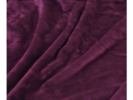 deka mikroplyš tmavě fialová