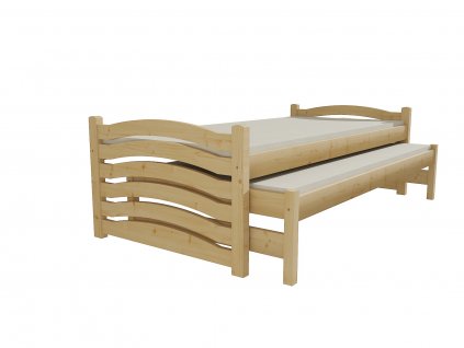 Dětská postel s výsuvnou přistýlkou DPV 015