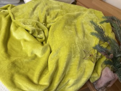 Deka mikroflanel Entuzia limetka 150x200 cm