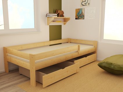 SLEVA dětská postel Mája 90x200cm borovice masiv