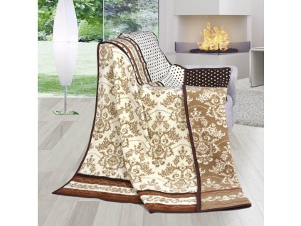 deka larisa hnědé ornamenty