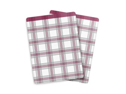 utěrky bambusové kostka velká bordo
