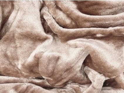 prostěradlo mikroflanel slerep well oříškové