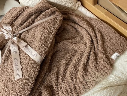 Luxusní deka SLEEP WELL®  luxury z mikrovlákna oříšková 150x200cm