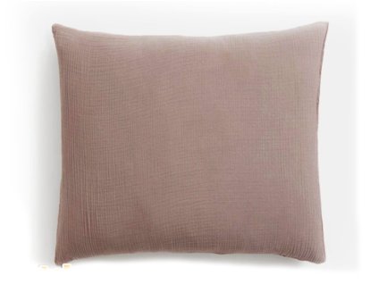 mušelínový povlak na polštář béžový