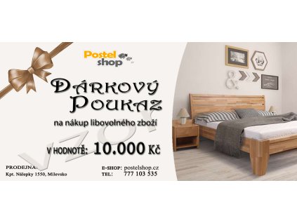 dárkový pouzak 10 tisíc