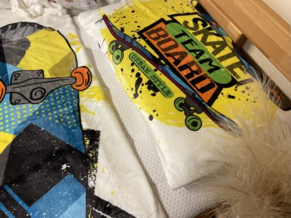 Povlečení mikroflanel Sleep well skate 140x200cm,70x90cm