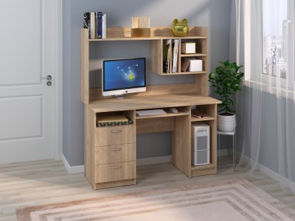 PC stůl OSKAR PLUS (Barva kašmír)