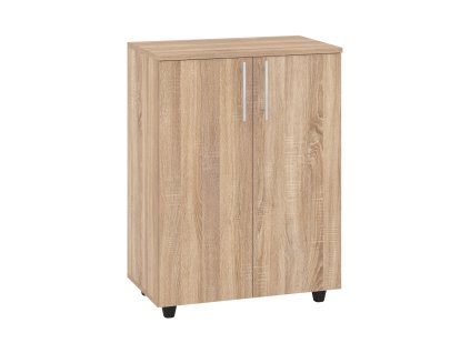 Regál TO-02 policový s dvířky (Barva antracit)