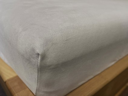 prostěradlo mikrospandex šedé 120x200cm