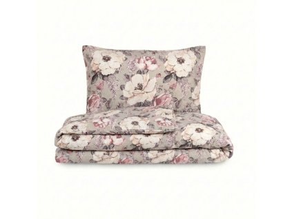 keprové povlečení ester šedá