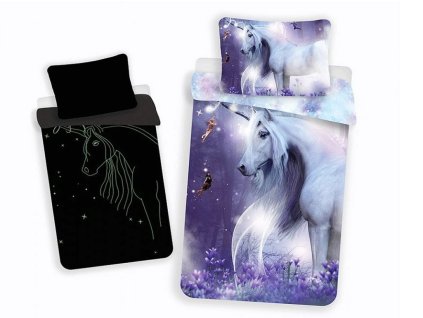 povlečení jednorožec svítící