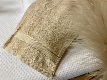 Ručník froté béžový 50x100 cm