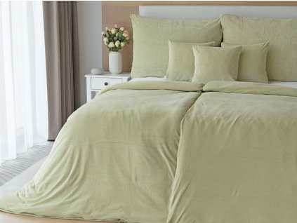 povlčení matějovský bavlněný mikroplyš mátový