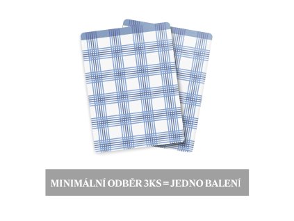 utěrky kostka modrá