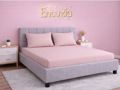prostěradlo entuzia s lycrou akce růžové