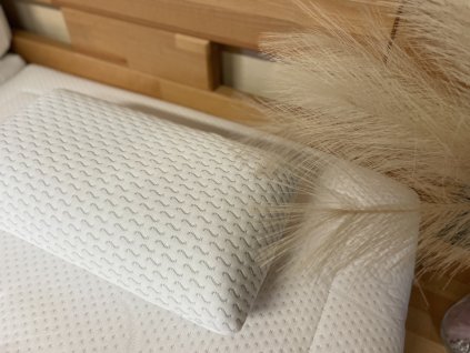 Paměťový polštář bílý 24x42/ výška 12cm