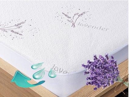 nepropustný chránič s lemem levandule