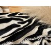 Deka mikroflanel zebra 150x200cm