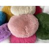 Chlupatý polštář Puf růžový o45cm
