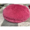 Chlupatý polštář Puf růžový o45cm