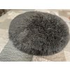 Chlupatý polštář Puf šedý o45cm