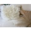 Povlak na polštář kožešinový Claire bílý