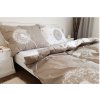 povlečení bavlna pampelišky oboustranné bílo béžové