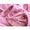 jersey prostěradlo s lycrou světle růžové