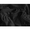 jersey prostěradlo s lycrou černé