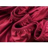 jersey prostěradlo s lycrou vínové