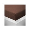 froté prostěradlo do 25cm hnědé