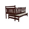 Dětská postel s výsuvnou přistýlkou DPV 004