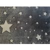 svítící deka šedá hvězdy