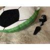 Polštářek fotbalový míč s píšťalkou o 30cm