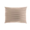 Povlak na polštář bavlněný satén s proužkem krémový 45x60 cm