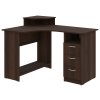 PC stůl KOMPAKT, rohový (Barva kašmír)