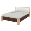 Ліжко 140 Моніка сонома+горіх+білий premium
