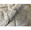 Deka s beránkem kožešinová Alla oboustranná šedá 220x240cm