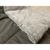 Deka s beránkem kožešinová Alla oboustranná šedá 220x240cm