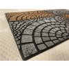 Rohožka gumová s bronzovou patinou dlažba 45x75 cm