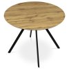 Kulatý jídelní stůl 100x100cm, lamino, dub, HT R5010 OAK