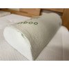 Uvolňovací polštář půlválec Bamboo visco pěna 56x22/ v 13cm