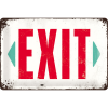 Plechová cedule - Exit