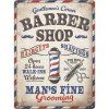 Plechová cedule - Barber Shop