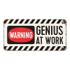 Závěsná cedule - Warning! Genius at Work – obrázek 3