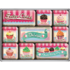 Sada magnetů – Fairy Cakes (Delicious)