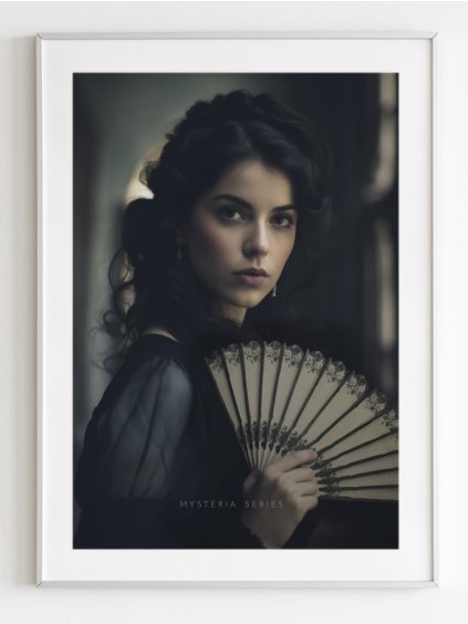 plakat-zena-s-vejirem